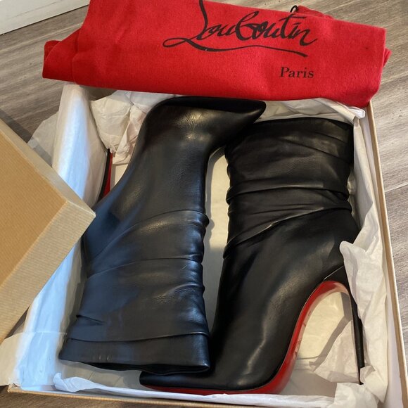 Christian Louboutin Ishtar Booty 120 Calf Leather - Picture 13 of 13
